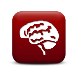 icon red brain